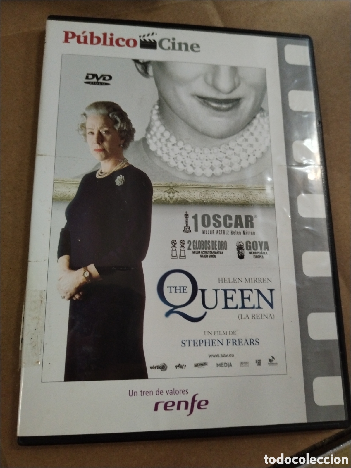 Cinema: The Queen. Hellen Mirren. DVD.