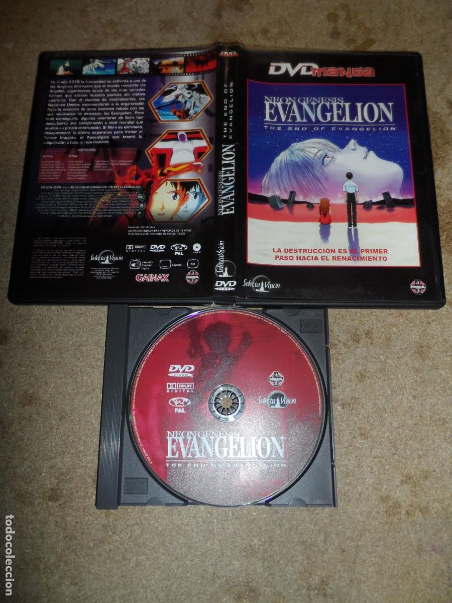 Cine: DVD - NEON GENESIS EVANGELION THE END OF EVANGELION (ANIME)