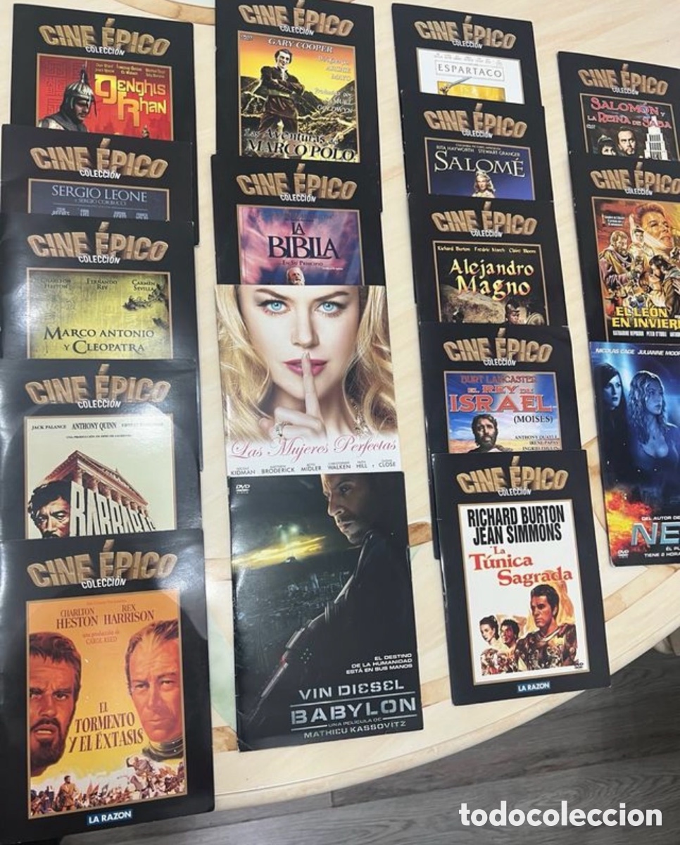 Cine: CD de pel&iacute;culas (18) originales en su estuche de f&aacute;brica