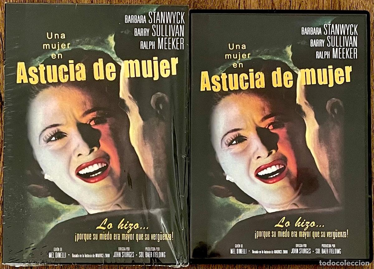 Cine: ASTUCIA DE MUJER. B&aacute;rbara Stanwick. Barry Sullivan. John Sturges. CASI NUEVO. ESTUCHE CART&Oacute;N+DVD.