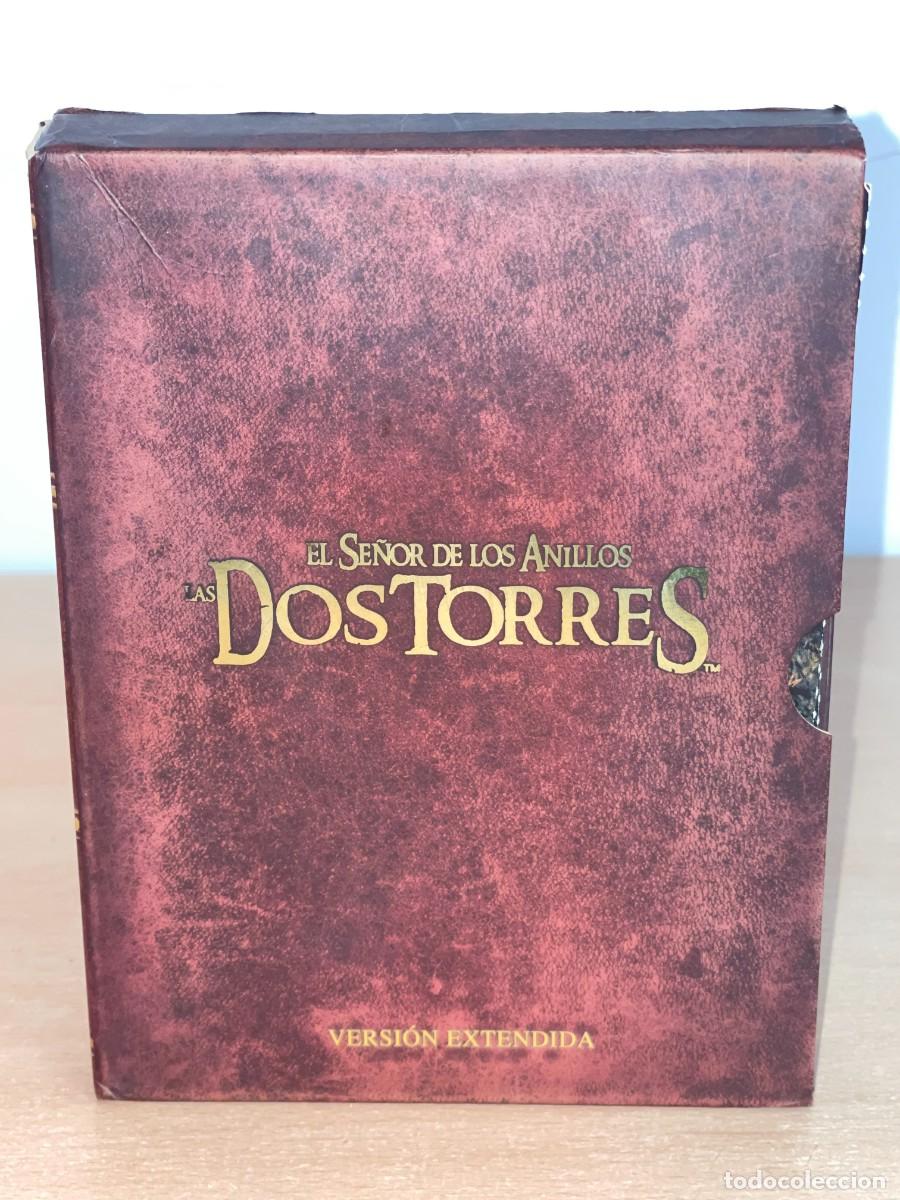 Cine: Estuche El Se&ntilde;or de los Anillos Las Dos Torres Versi&oacute;n Extendida 4 DVD + 12 Postales 02098 PAL 2003