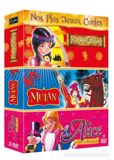 Cine: Coffret tri pack, vol. 1 : Pocahontas ; Mulan ; Alice au pays des merveilles- 3760121805737