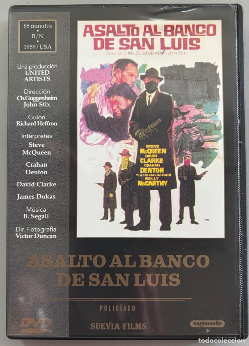 Cine: ASALTO AL BANCO DE SAN LUIS (1959) STEVE McQUEEN, DAVID CLARKE - FILM CHARLES GUGGENHEIM