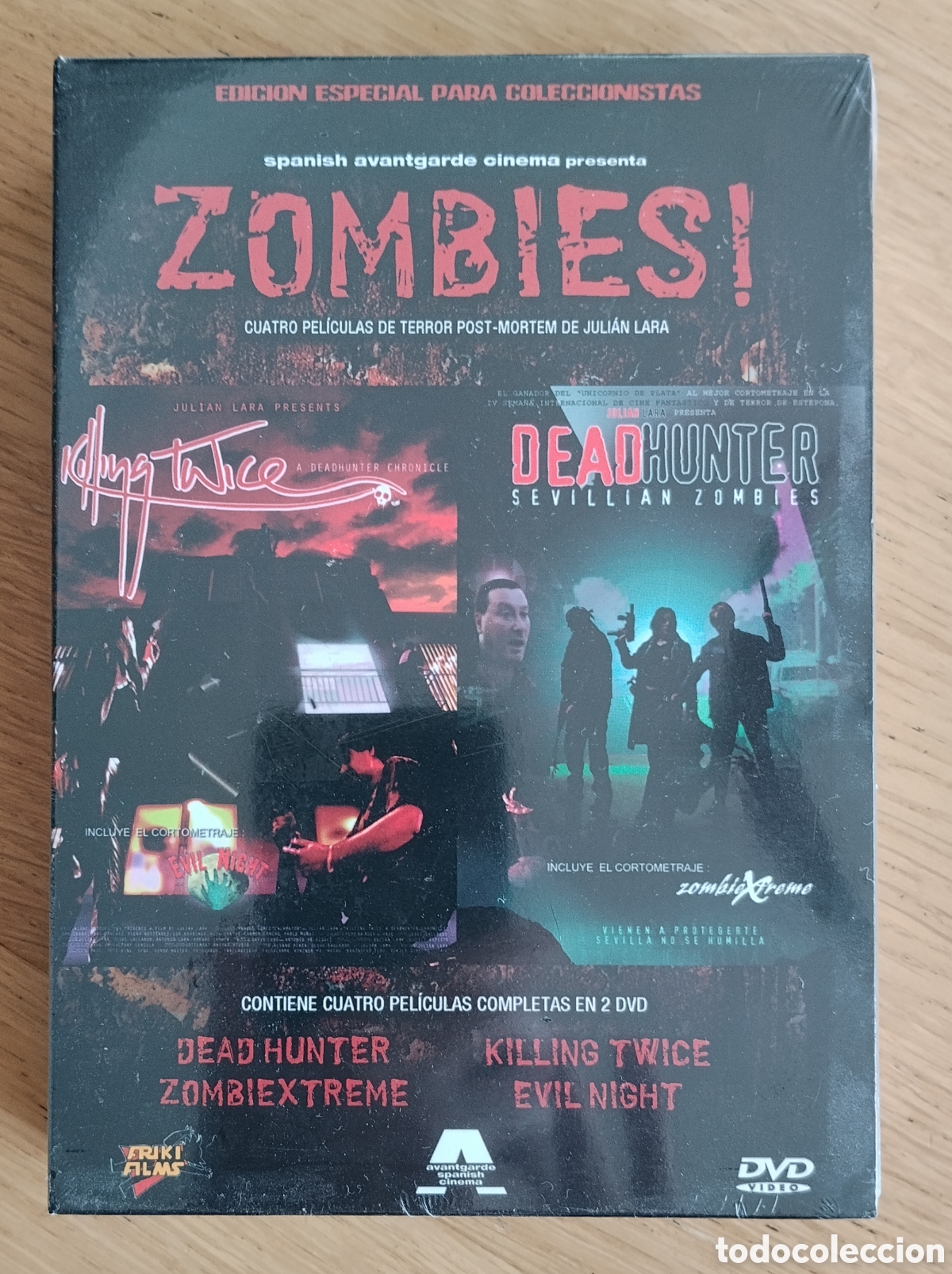 Cine: &rdquo;DEADHUNTER, SEVILLIAN ZOMBIES&rdquo; 4 PELICULAS COMPLETAS EN 2 DVD 2010