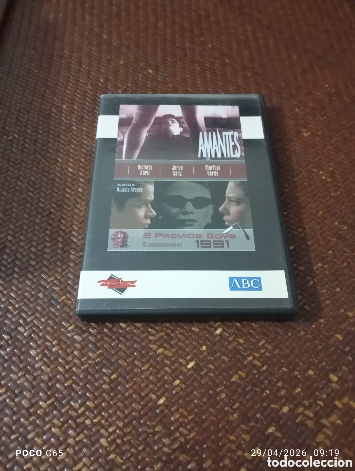 Cine: Amantes DVD como nuevo