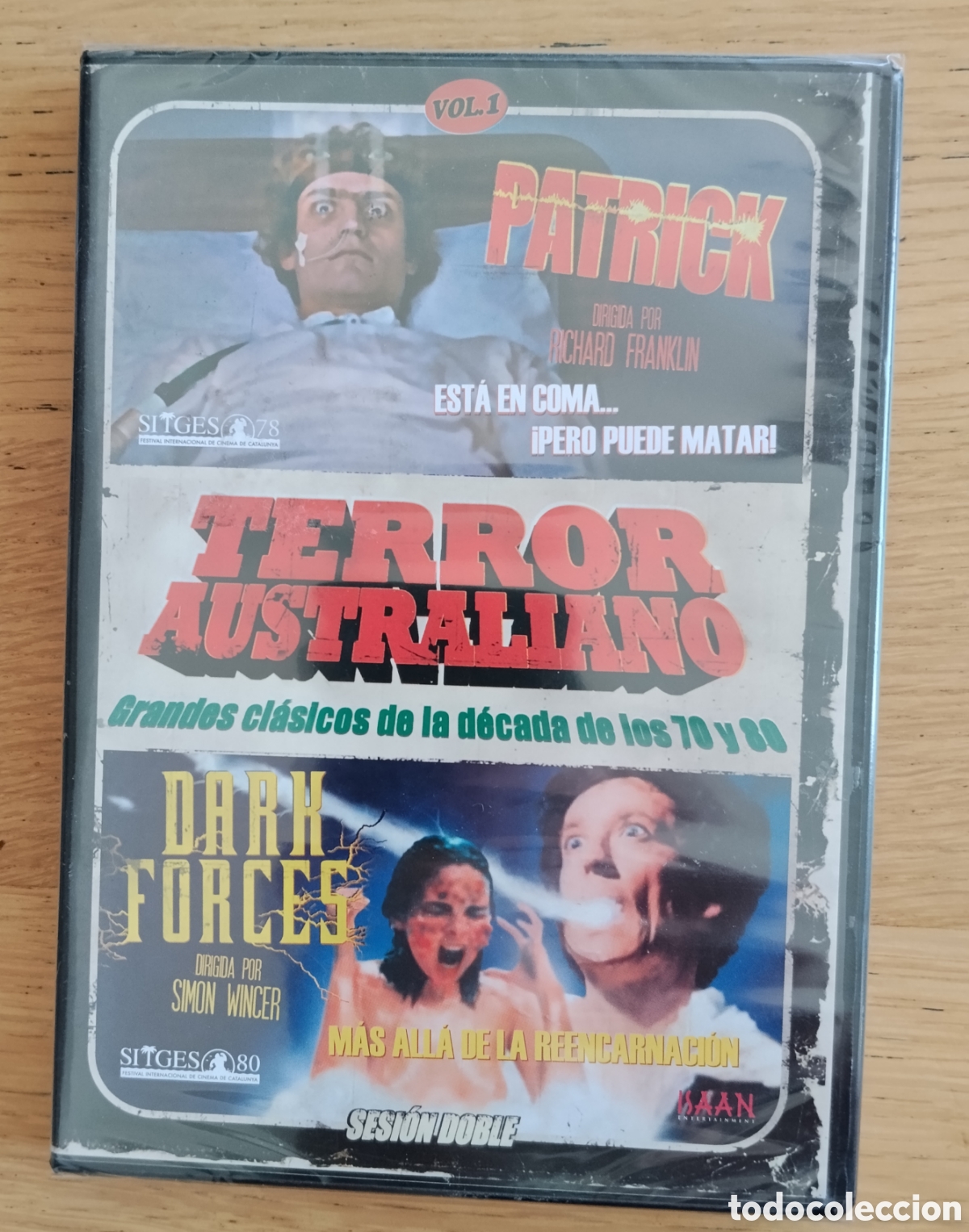 Cine: &rdquo;PATRICK&rdquo; + &rdquo;DARK FORCES&rdquo; DVD 2010 - TERROR