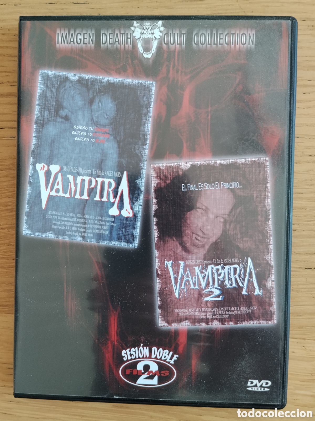 Cine: &rdquo;VAMPIRA + VAMPIRA 2&rdquo; DVD 2003 - GORE XXX - NACHO VIDAL - IMAGEN DEATH