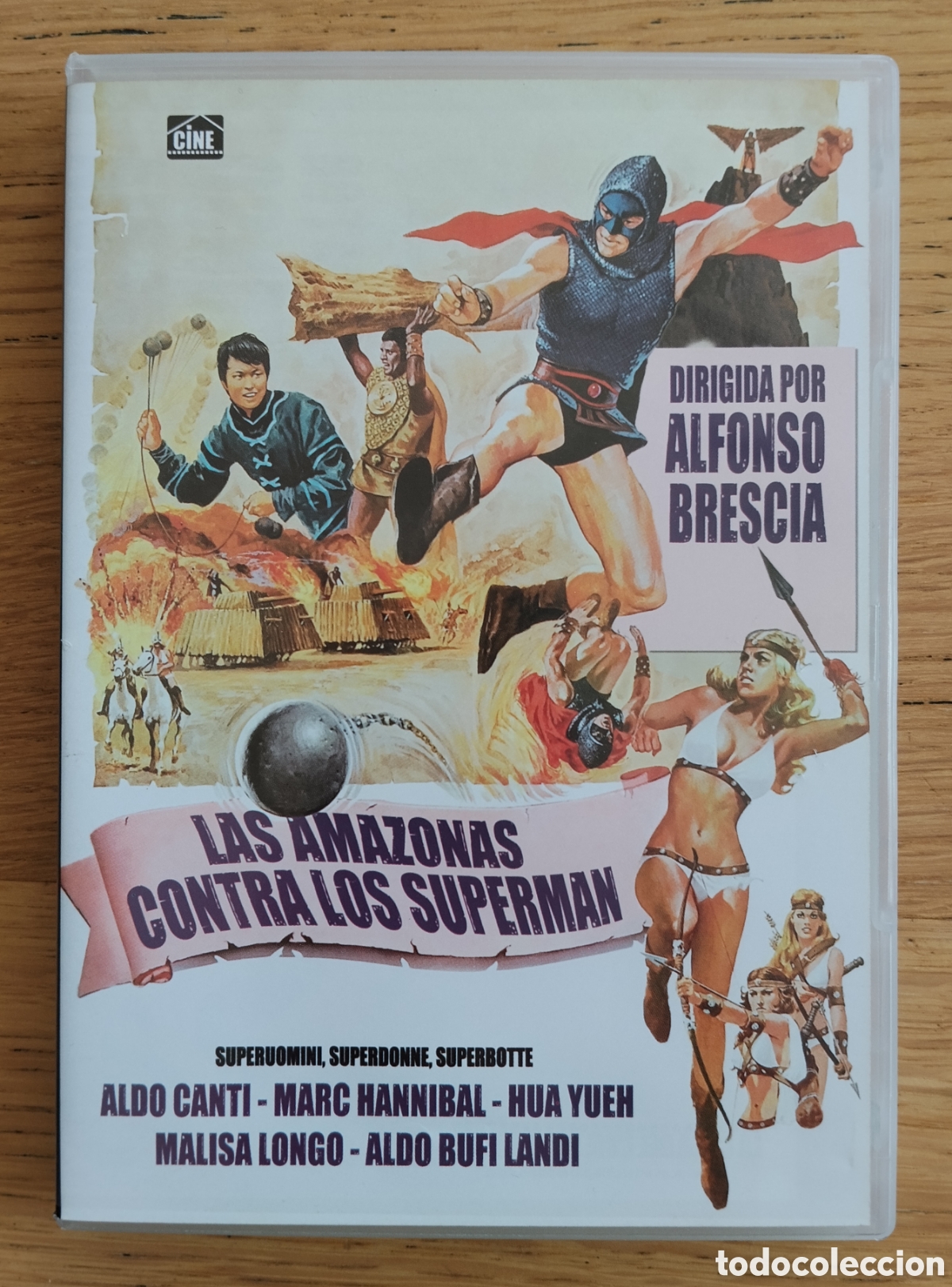 Cine: &rdquo;LAS AMAZONAS CONTRA LOS SUPERMAN&rdquo; DE ALFONSO BRESCIA - DVD 2016