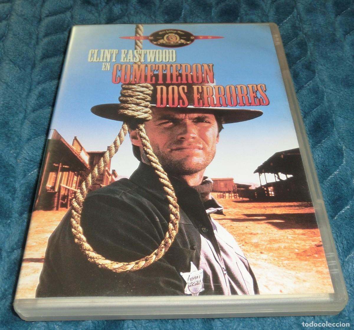 Cine: DVD COMETIERON DOS ERRORES - CLINT EASTWOOD (DE COLECCIONISTA - PERFECTO ESTADO-SOLO UN USO)