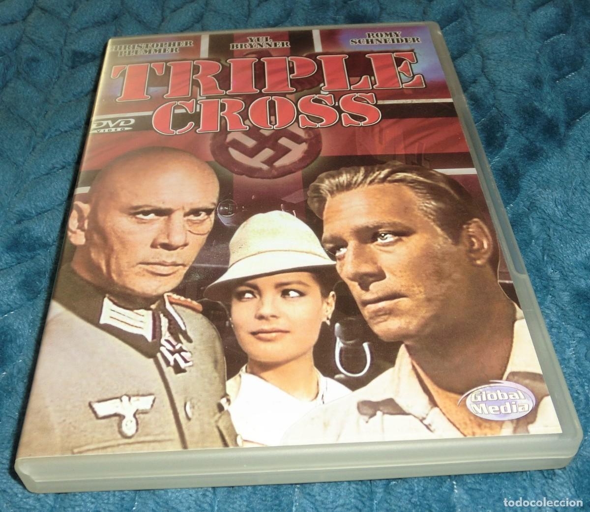 Cine: DVD TRIPLE CROSS - CHRISTOPHER PLUMMER (DE COLECCIONISTA-PERFECTO ESTADO-SOLO UN USO)