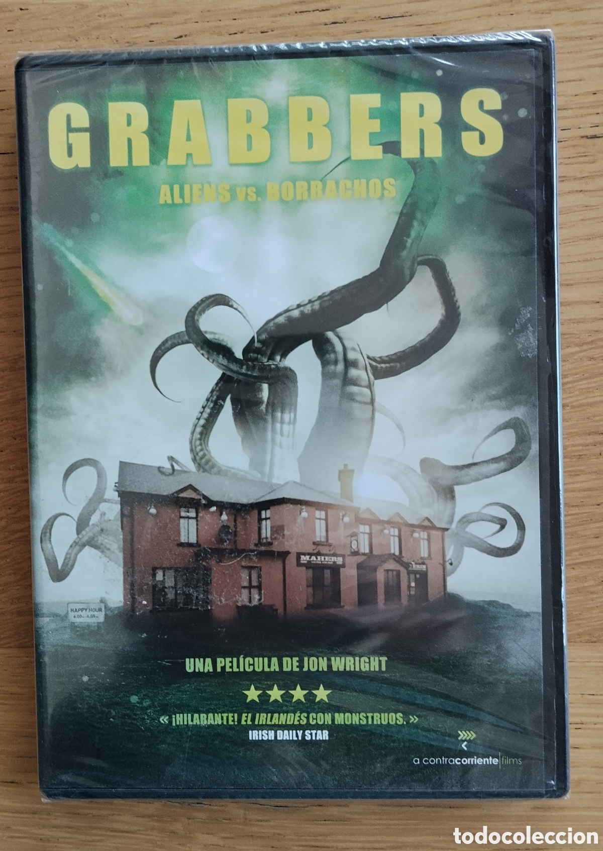 Cine: &rdquo;GRABBERS - ALIENS VS.BORRACHOS&rdquo; - DVD 2012 - NUEVO, PRECINTADO