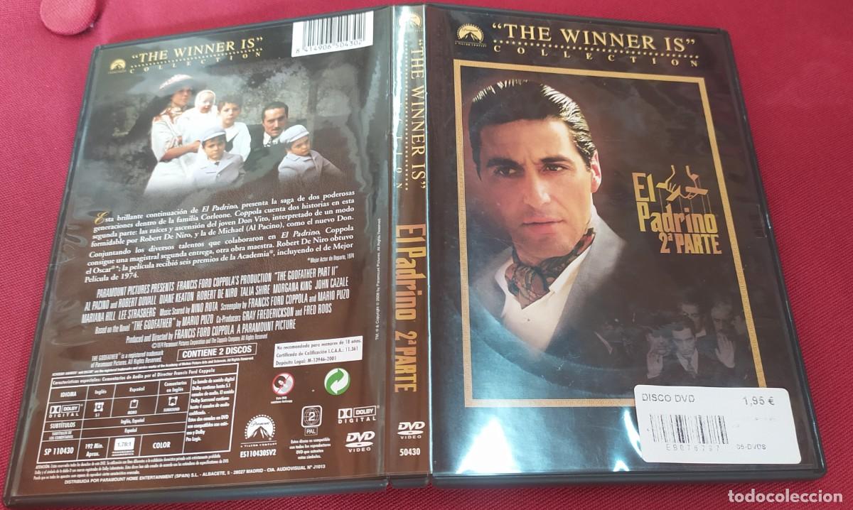 Cine: dvd el padrino 2&ordf; parte. Contiene 2 discos