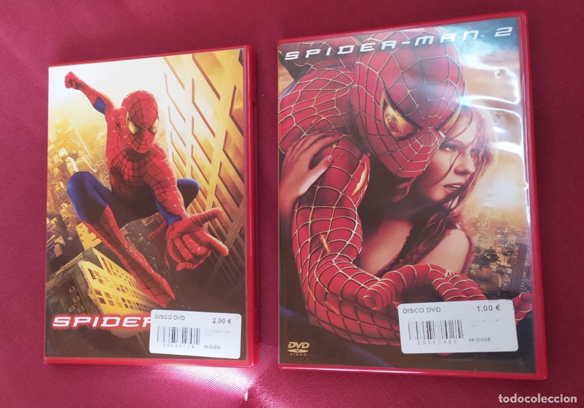 Cine: dvd Spiderman y Spiderman 2. Lote de 2 pel&iacute;culas (contiene 4dvd). A&ntilde;o 2002 y 2004