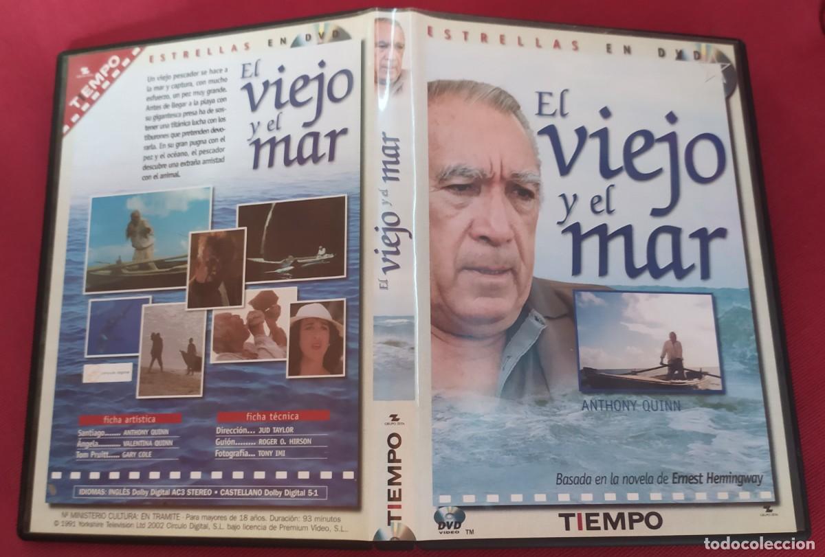 Cine: dvd El viejo y el mar con Anthony Quinn. De la revista Tiempo
