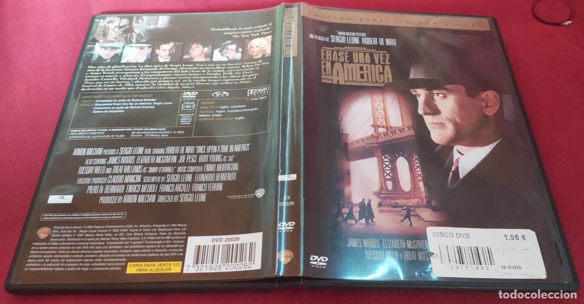 Cine: dvd Erase una vez Am&eacute;rica de Sergio Leone (edici&oacute;n especial dos discos)