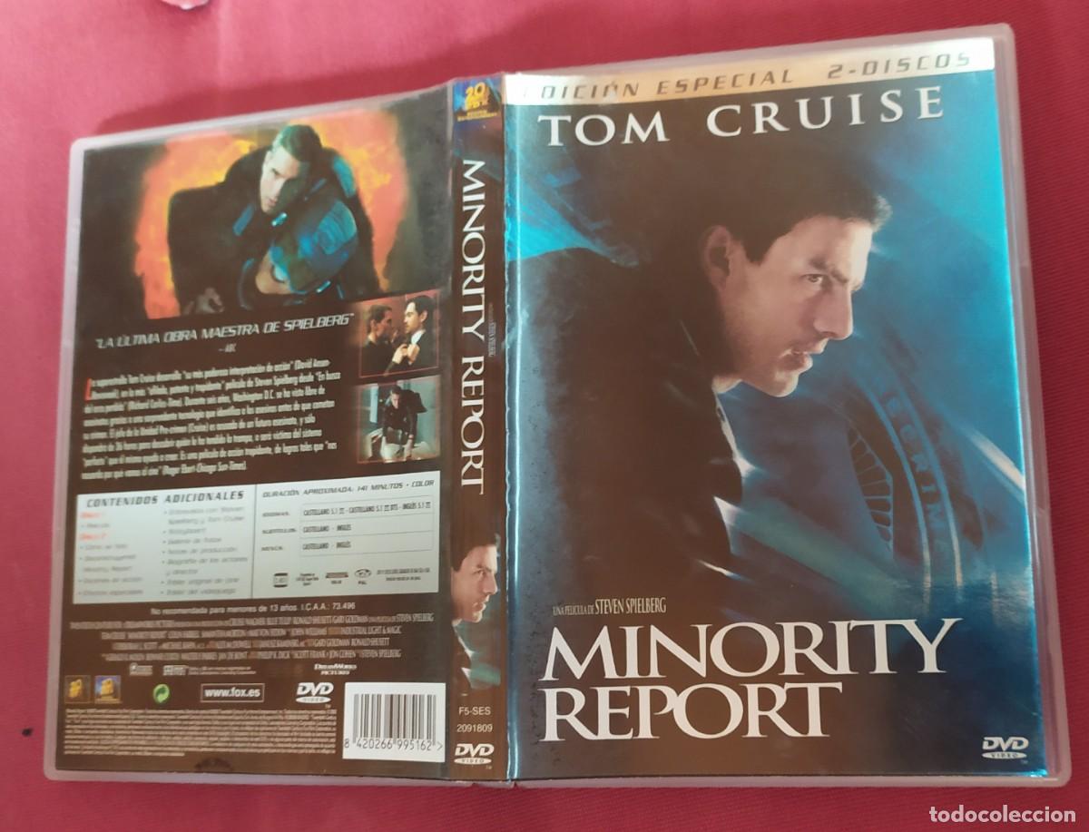 Cine: dvd Minority report. Tom Cruise. Edici&oacute;n especial dos discos