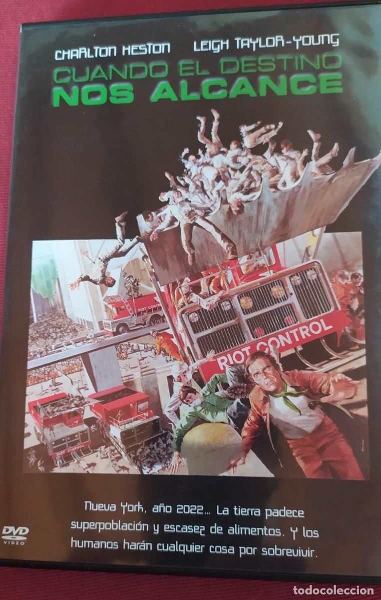 Cine: dvd Cuando el destino nos alcance. Charlton Heston