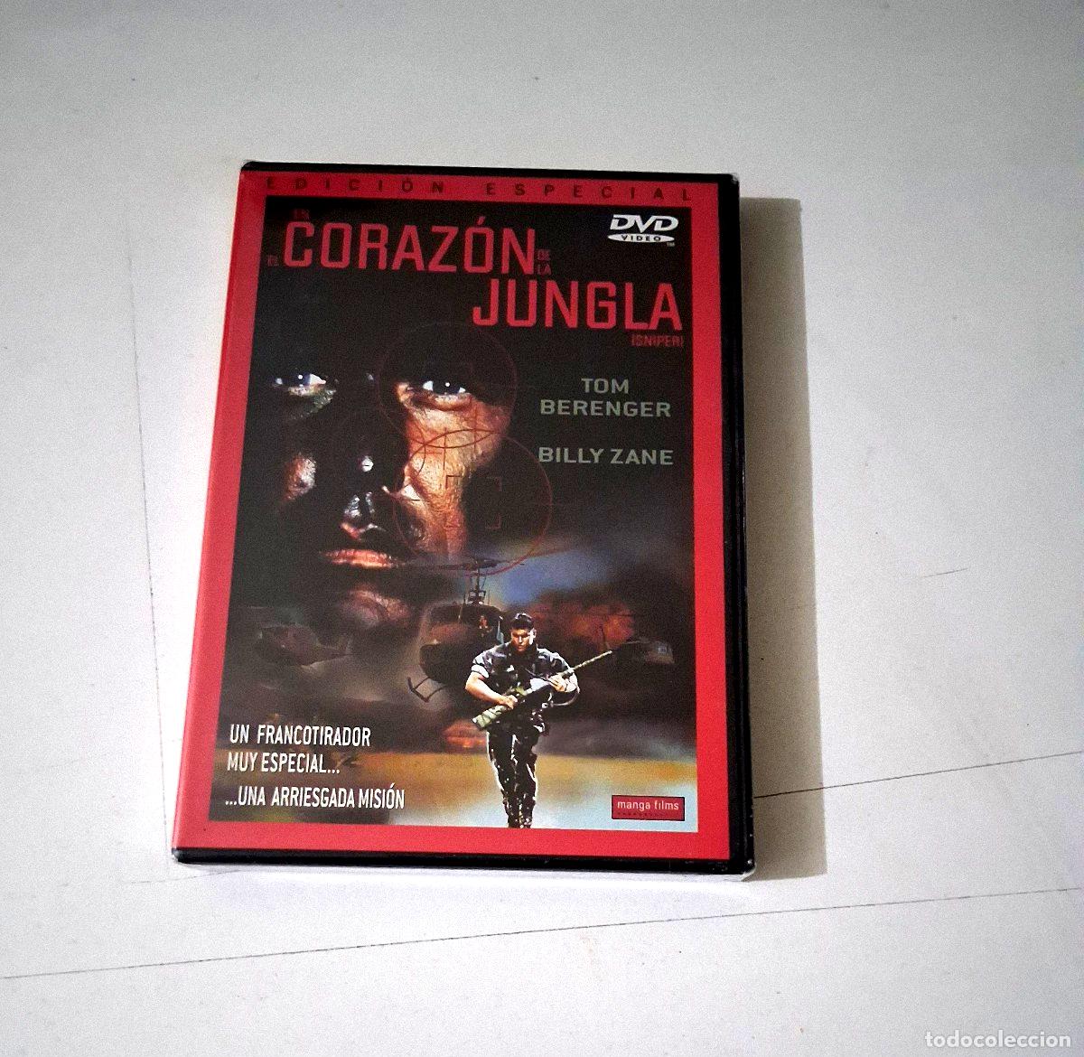 Cine: DVD &rdquo;SNIPER EN EL CORAZON DE LA JUNGLA&rdquo; PRECINTADO SEALED TOM BERENGER LUIS LLOS