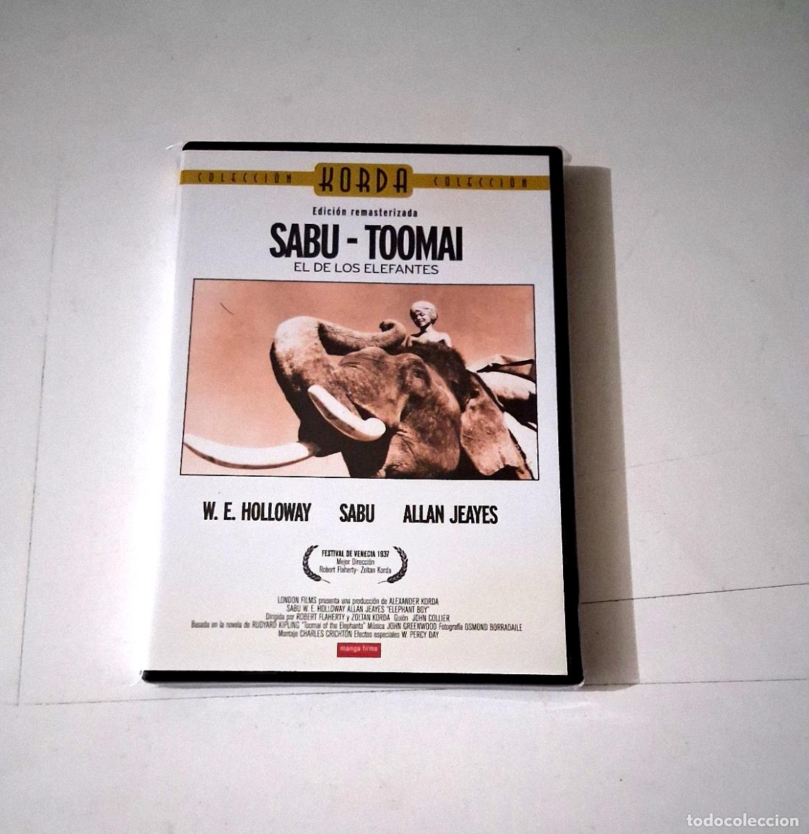 Cine: DVD &rdquo;SABU-TOOMAI EL DE LOS ELEFANTES&rdquo; COMO NUEVO EDICION REMASTERIZADA ROBERT FL