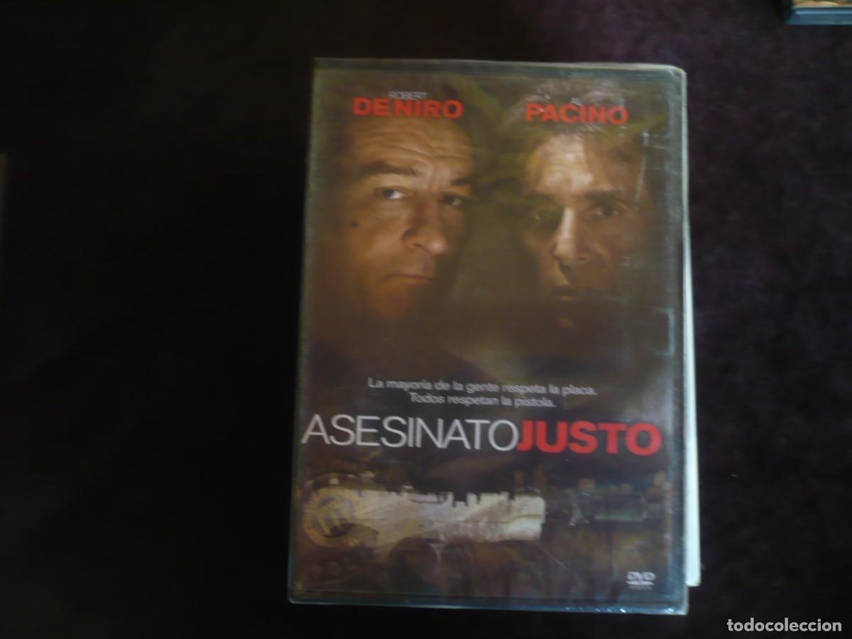 Cine: asesinato justo - al pacino y robert de niro - dvd nuevo precintado