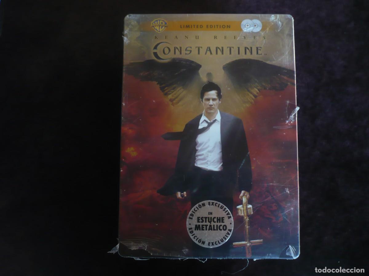 Cine: constantine - keanu reeves - caja metalica 2 discos - dvd nuevo precintado