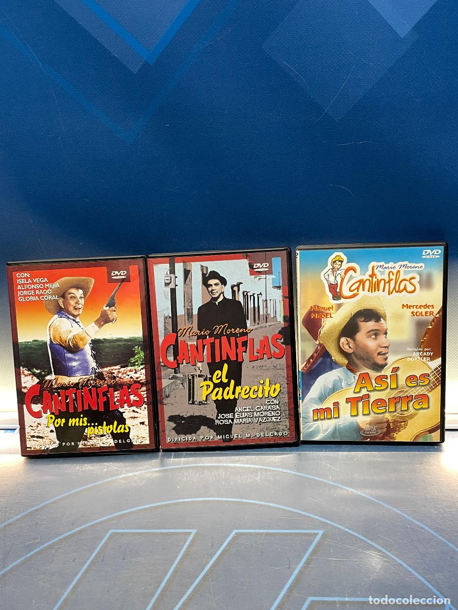 Cine: DVDS, Lote 3 peliculas cantinflas