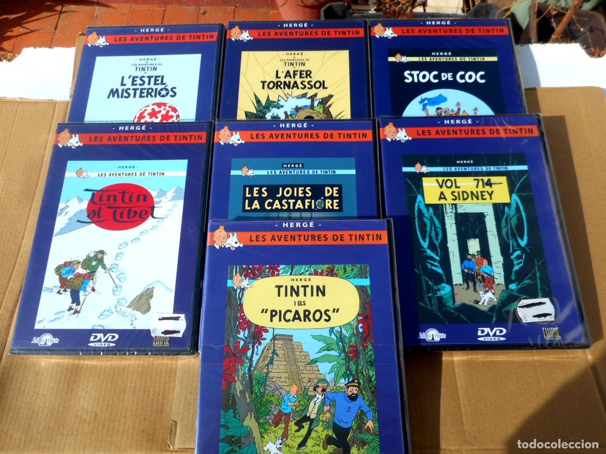 Cine: LOTE LES AVENTURES DE TINTIN (7 DVDS PRECINTADOS) -EN CATAL&Aacute;N-
