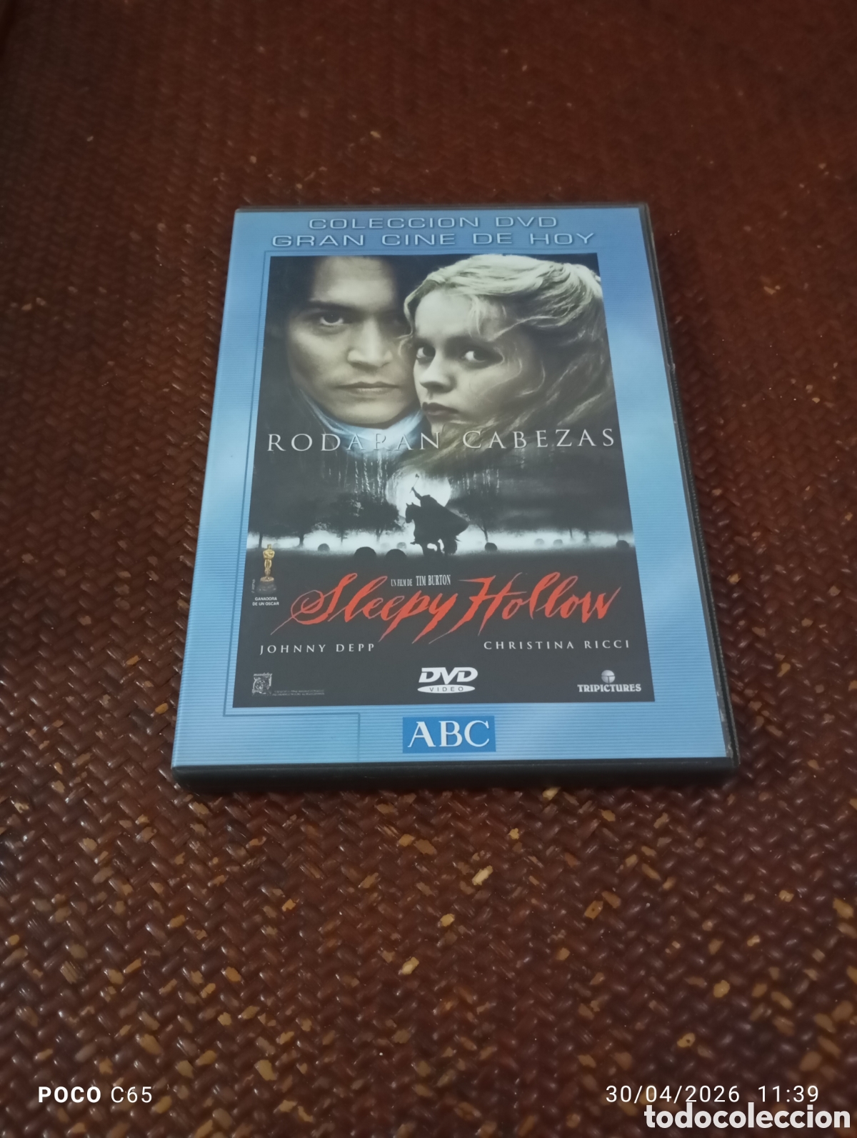 Cine: Sleepy hollow DVD como nuevo