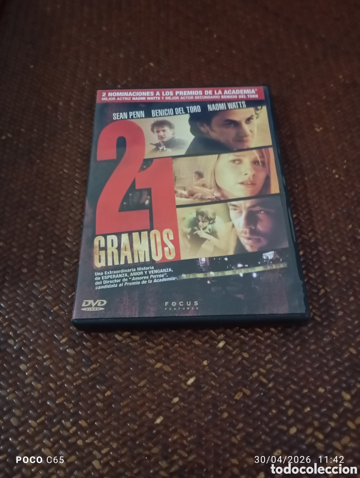 Cine: 21 gramos DVD como nuevo