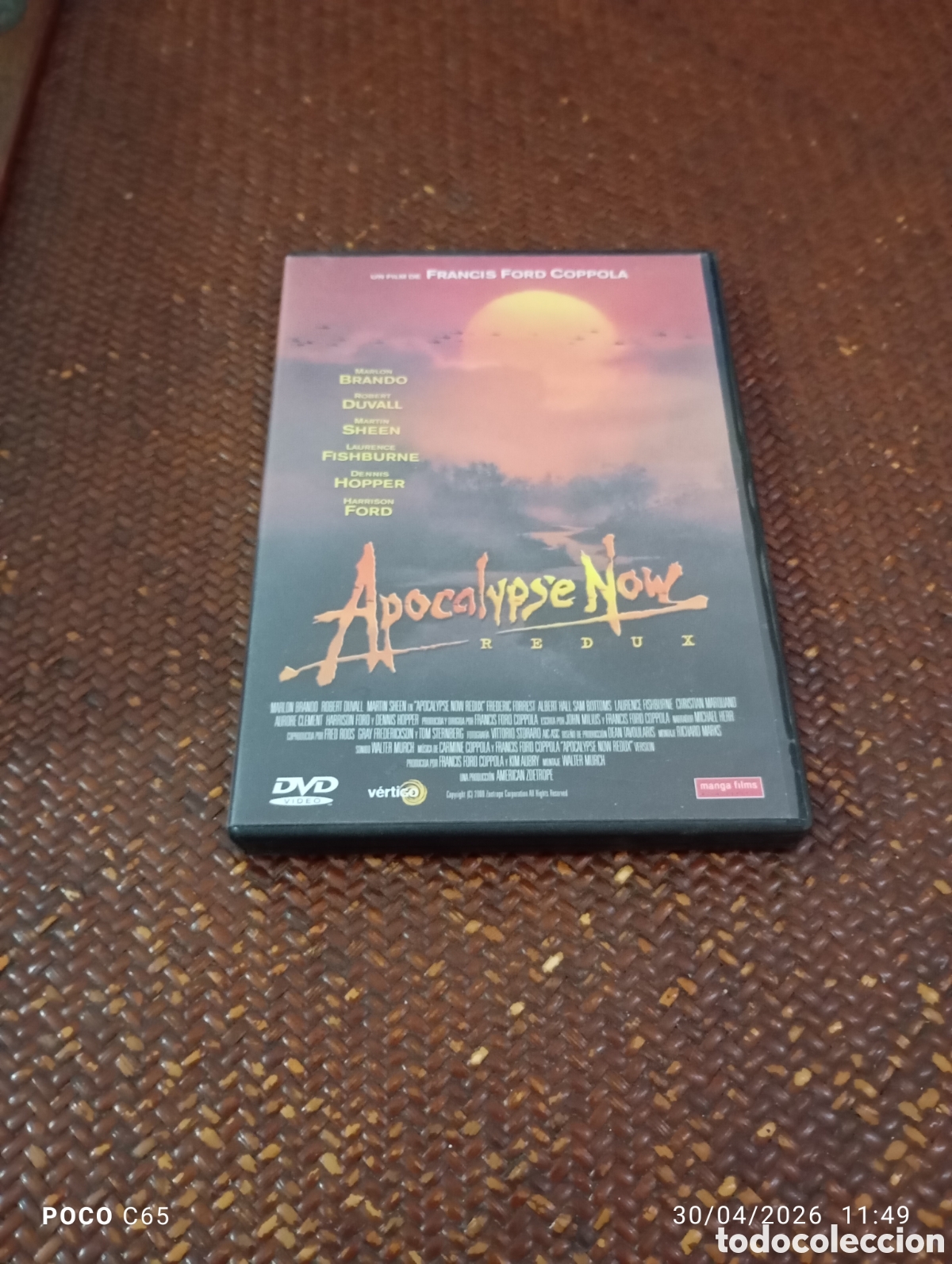 Cine: Apocalypse now DVD como nuevo