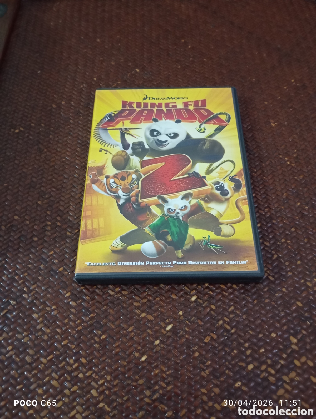 Cine: Kung fu panda 2 DVD como nuevo