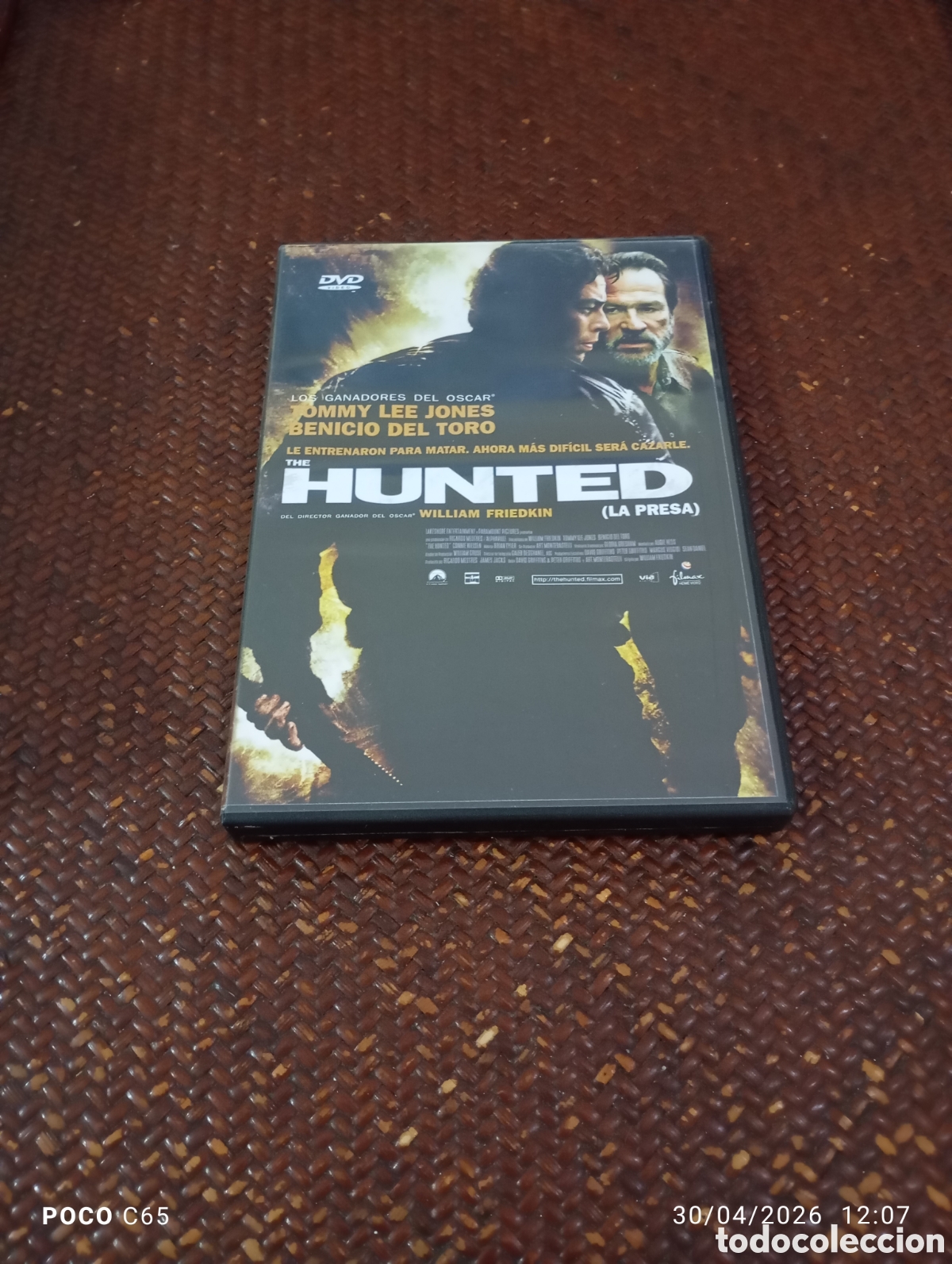 Cine: The hunted la presa DVD como nuevo