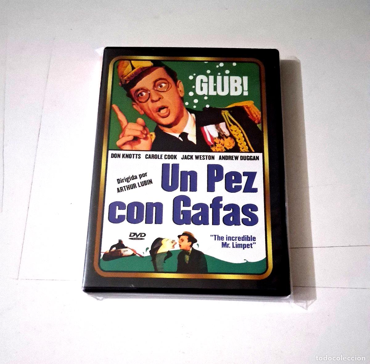 Cine: DVD &rdquo;UN PEZ CON GAFAS&rdquo; ARTHUR LUBIN DON KNOTTS CAROLE COOK JACK WESTON
