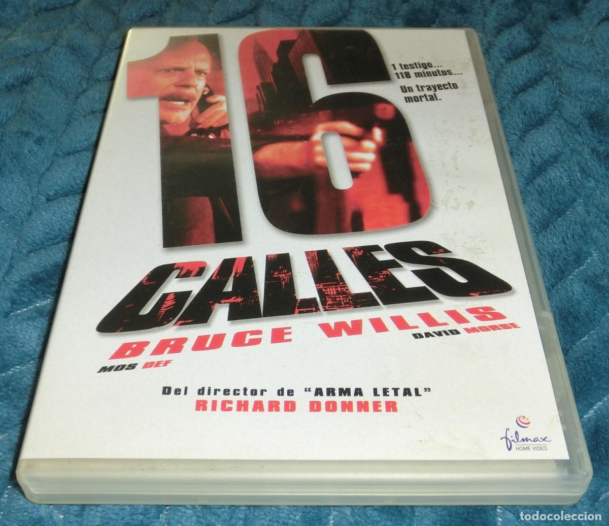 Cine: DVD 16 CALLES - BRUCE WILLIS (DE COLECCIONISTA-PERFECTO ESTADO-SOLO UN USO)