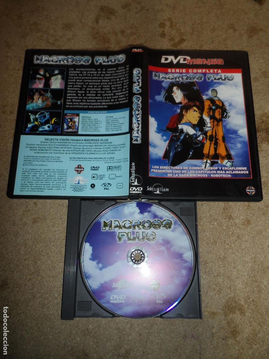 Cine: DVD - Macross Plus Serie Completa (ANIME)