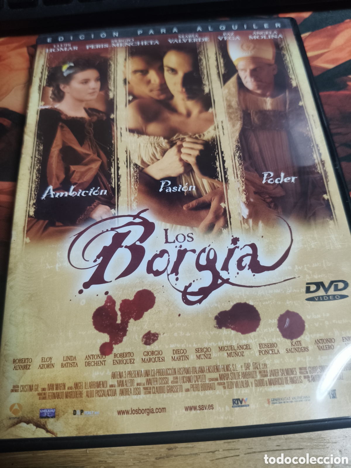 Cine: Los borgia DVD - 246 (videoclub)