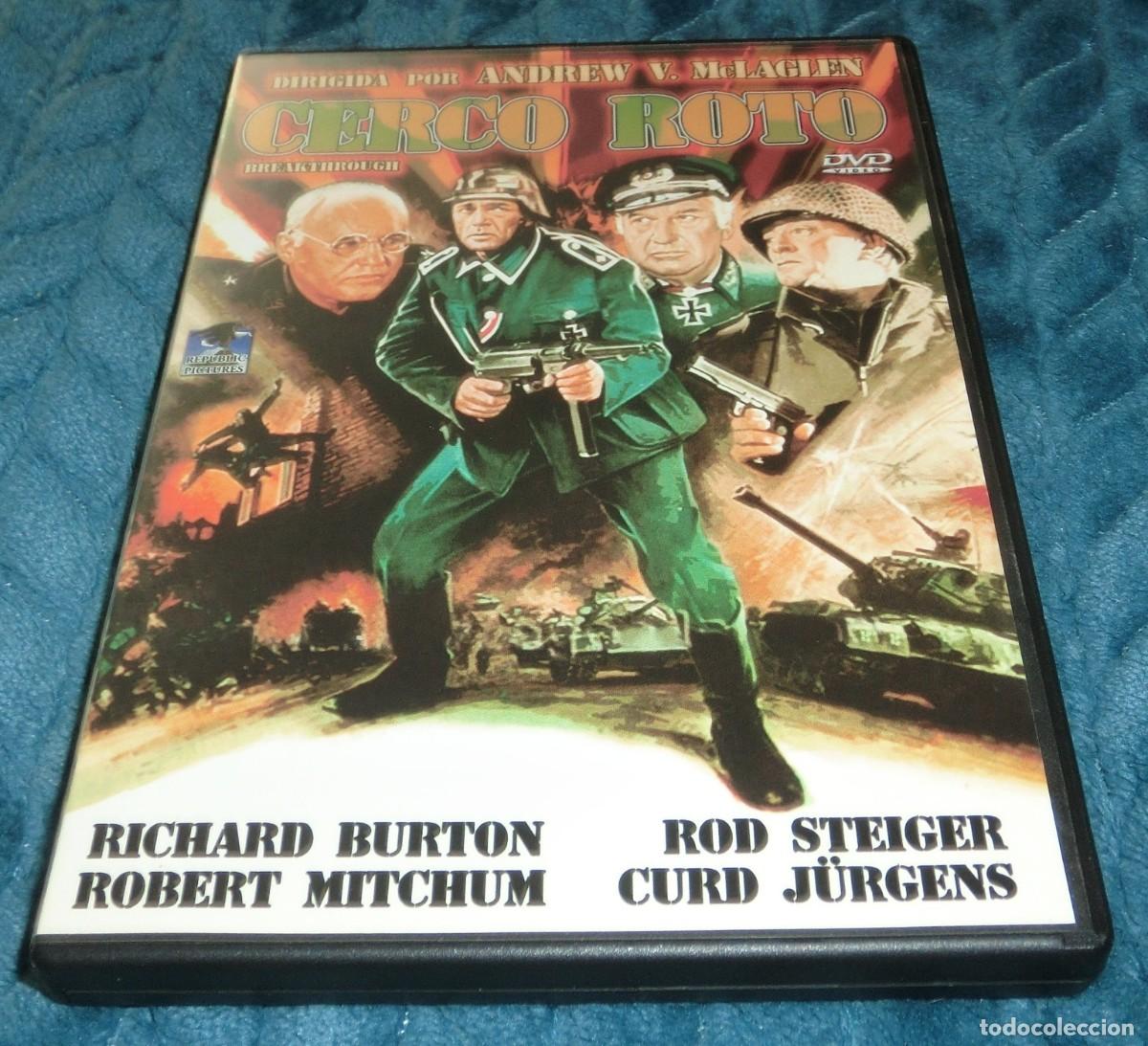 Kino: DVD CERCO ROTO - RICHARD BURTON/ROBERT MITCHUM (DE COLECCIONISTA-PERFECTO ESTADO-SOLO UN USO)