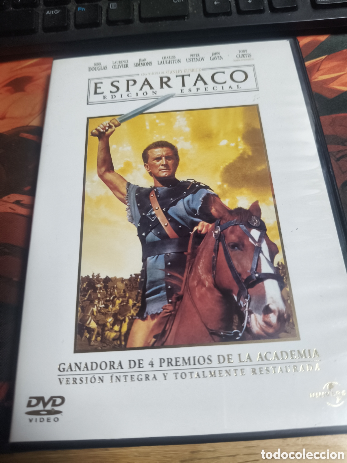 Cine: Espartaco DVD -246 (videoclub)
