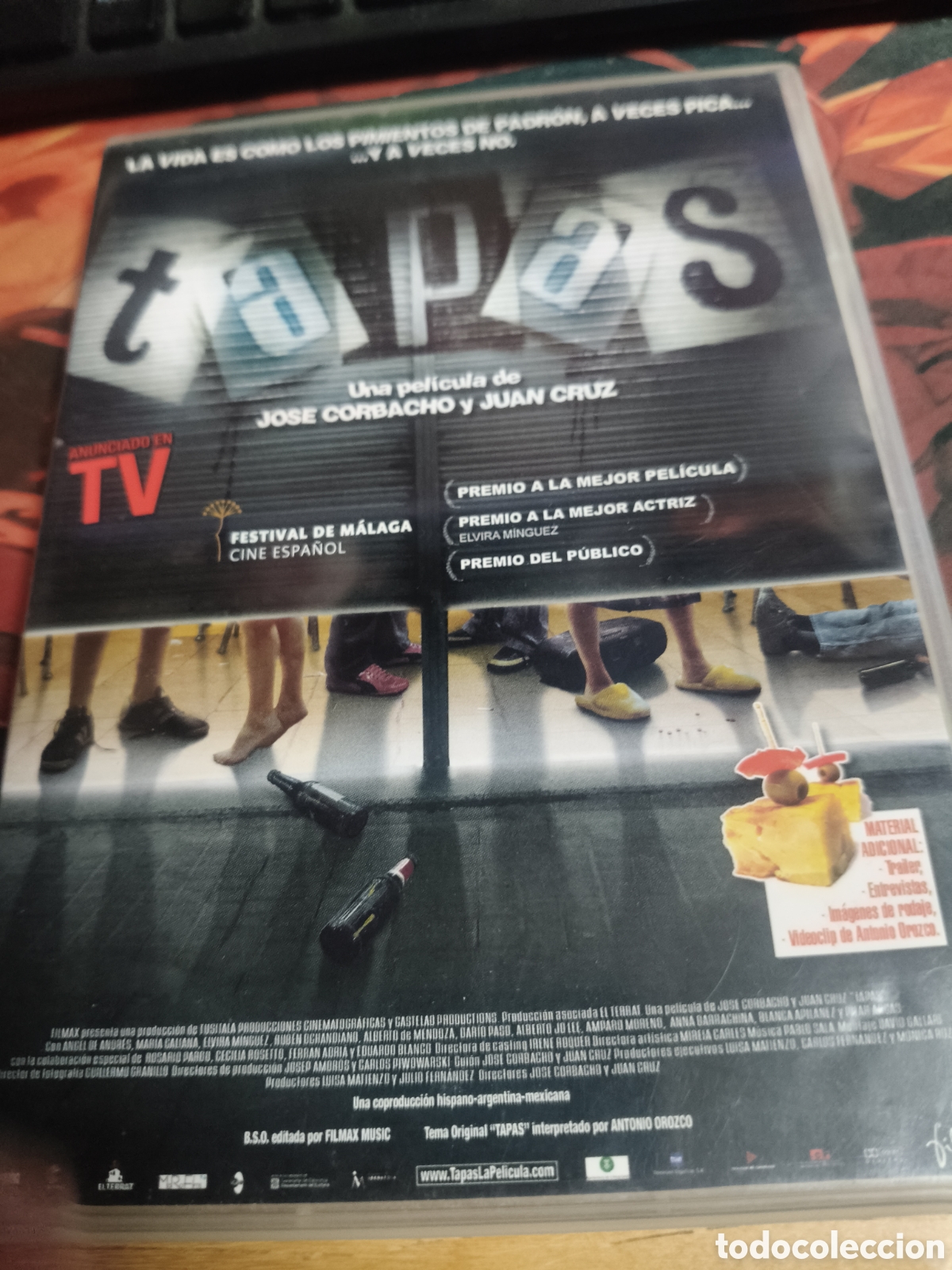 Cine: Tapas DVD - 246 (videoclub)