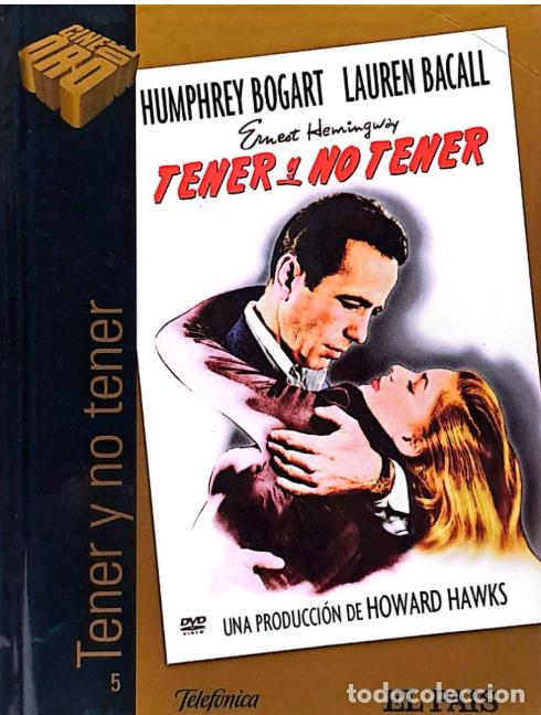 Cine: Tener y No Tener - Con Libreto Colecci&oacute;n Cine de Oro DVD Como nuevo