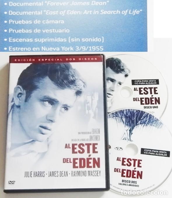 Cine: AL ESTE DEL ED&Eacute;N DVD EDICI&Oacute;N ESPECIAL DOS DISCOS PEL&Iacute;CULA DOCUMENTAL JAMES DEAN - ELIA KAZAN EXTRAS