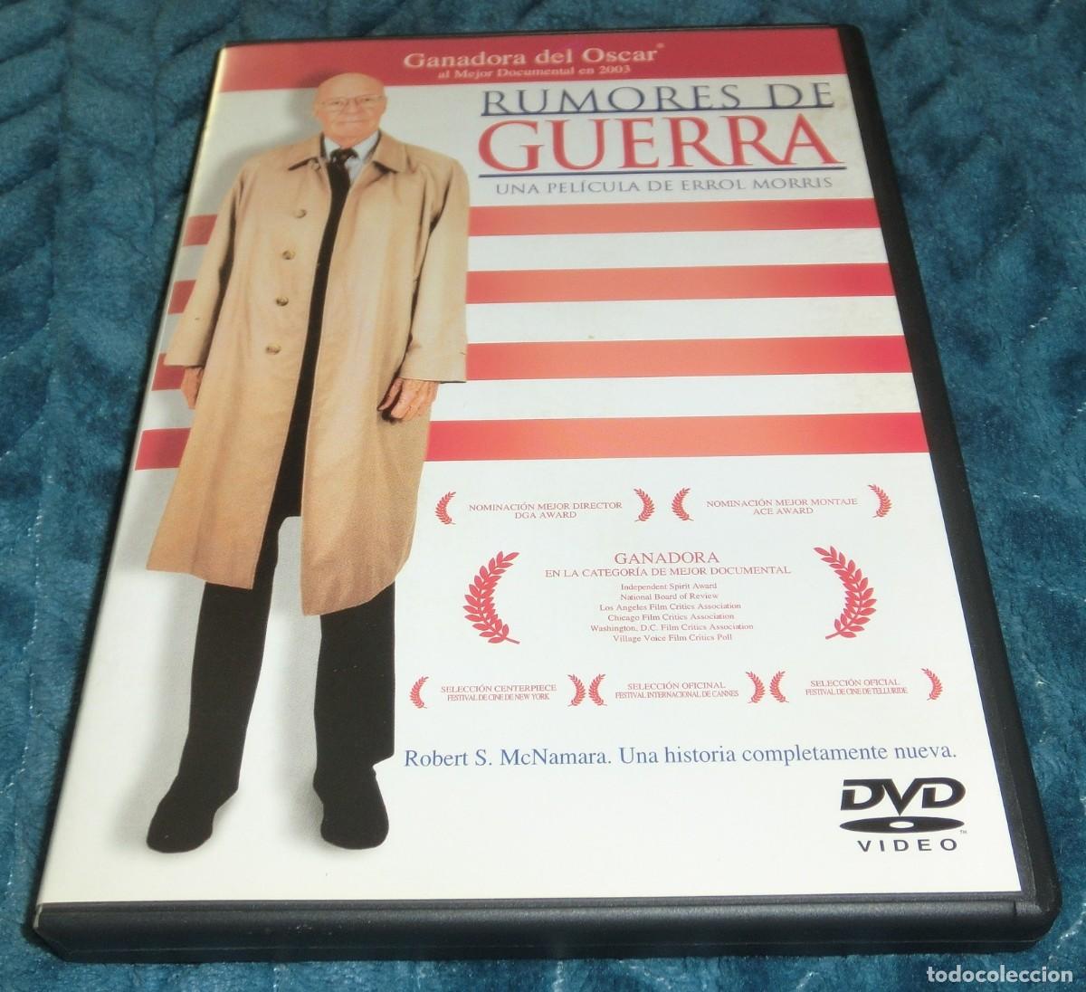 Cine: DVD RUMORES DE GUERRA[OSCAR MEJOR DOCUMENTAL-2003] (DE COLECCIONISTA-PERFECTO ESTADO-SOLO UN USO)
