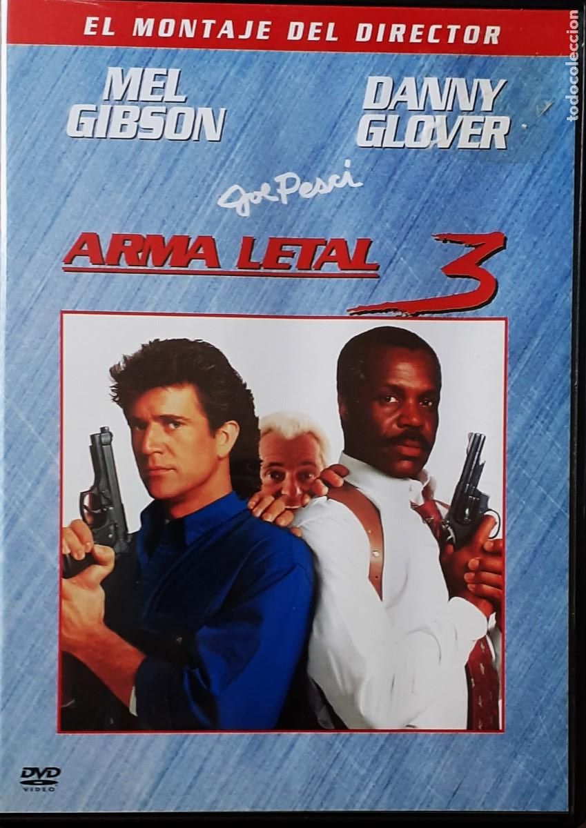Cine: ARMA LETAL. PARTE 3. CINE EN DVD. COLECCION.