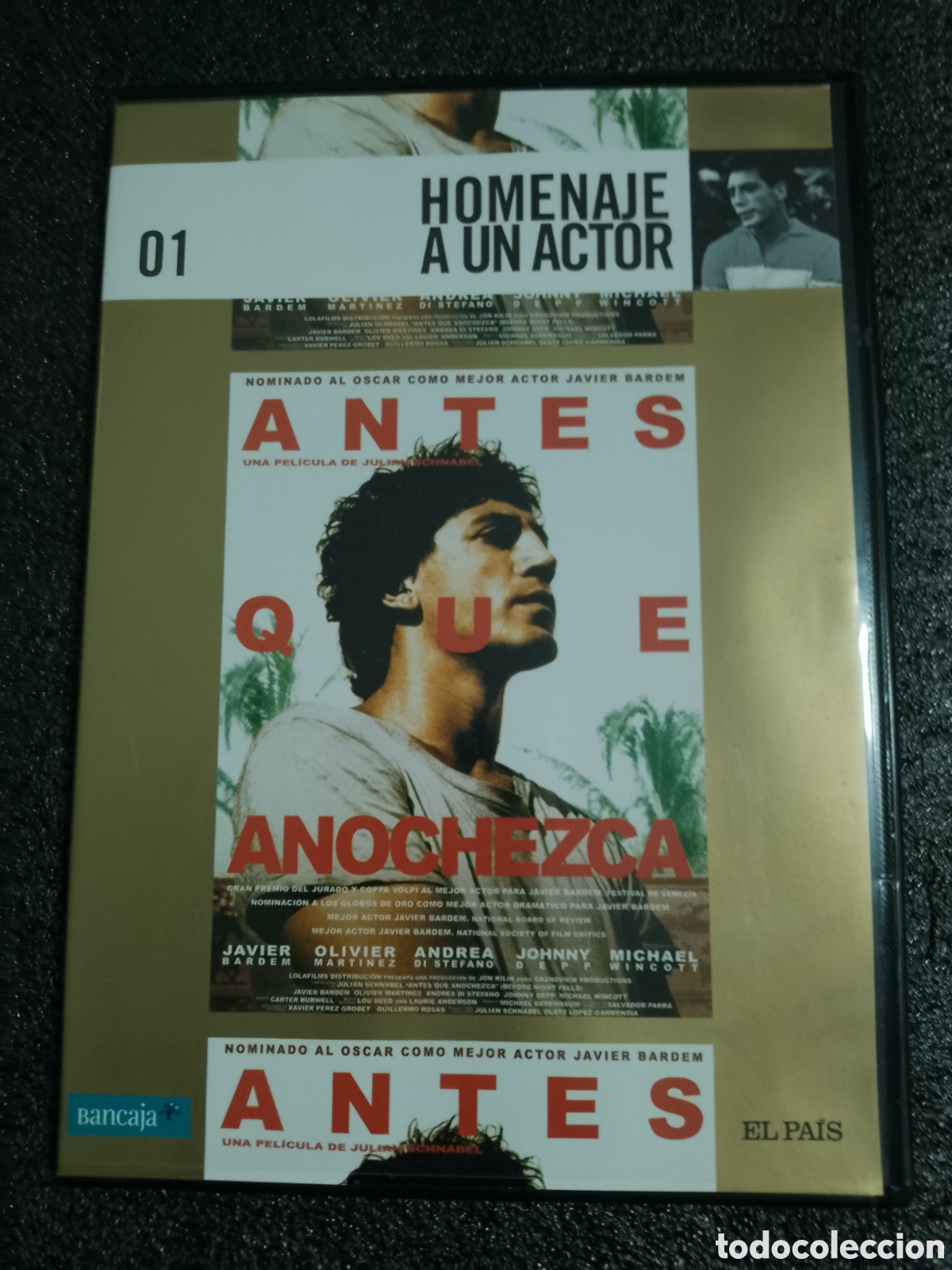 Cine: ANTES QUE ANOCHEZCA - JAVIER BARDEM - DVD SLIM