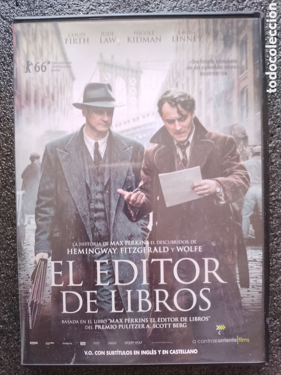 Cine: EL EDITOR DE LIBROS - COLIN FIRTH - DVD