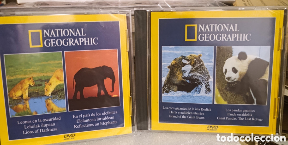 Cine: Lote 4 DVDs National Geographic - Naturaleza y Animales (&iexcl;Nuevos a estrenar!)