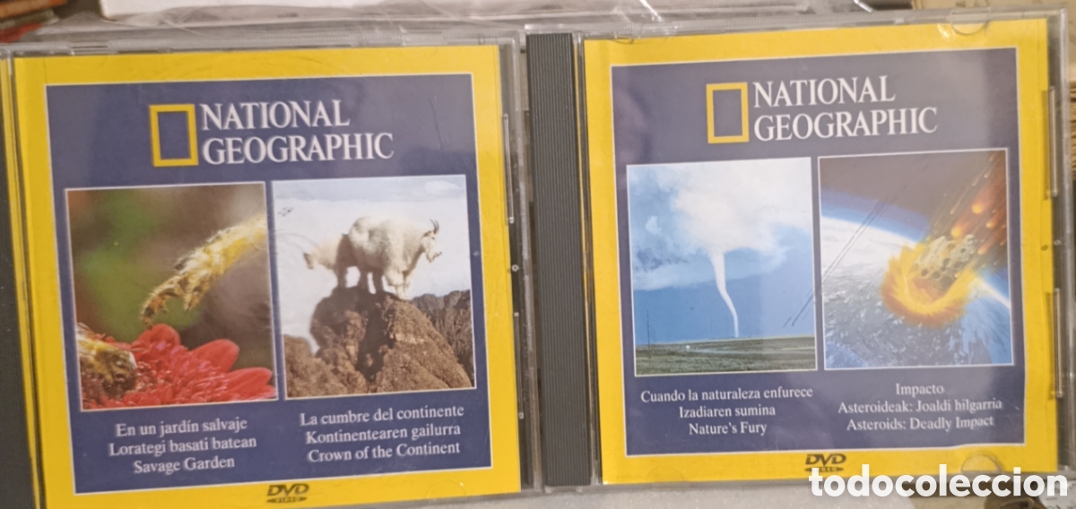 Cine: T&iacute;tulo: Lote 2 DVDs National Geographic - Naturaleza y Ciencia (Como nuevos)