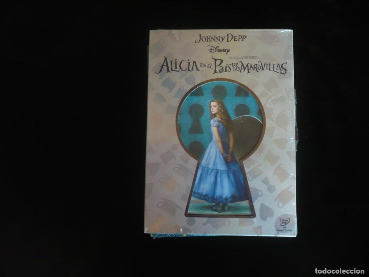 Cine: alicia en el pais de las maravillas - edicion con sobrecubierta de carton - dvd nuevo precintado