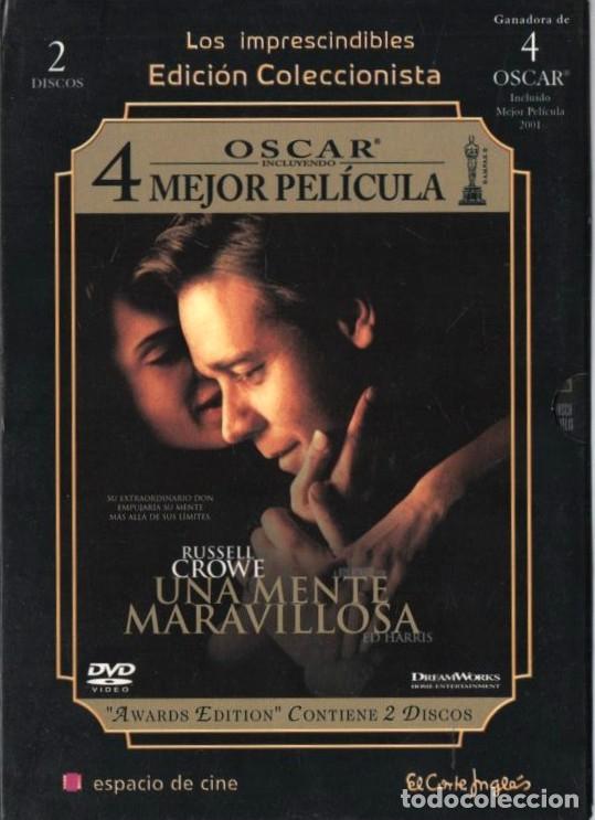 Cine: UNA MENTE MARAVILLOSA. LOS IMPRESCINDIBLES EDICION COLECCIONISTA (2 DISCOS) DVD-9728