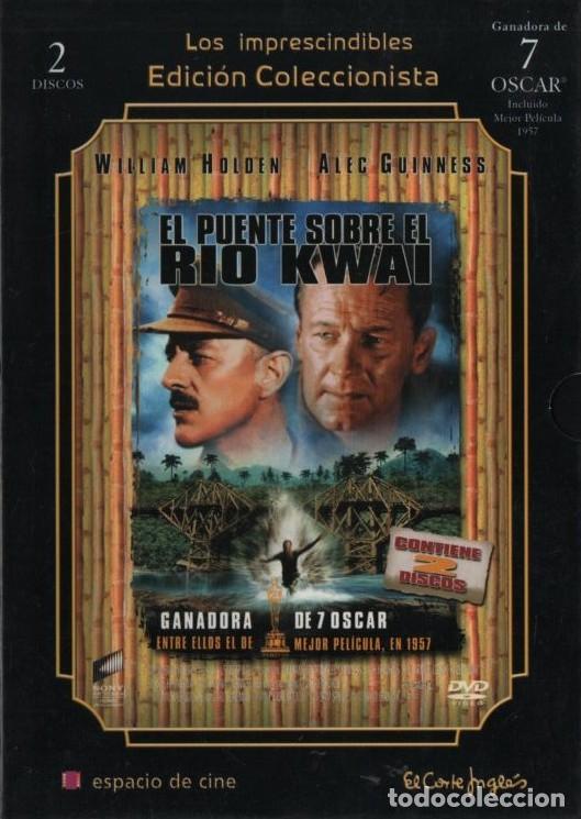 Cine: EL PUENTE SOBRE EL RIO KWAI. LOS IMPRESCINDIBLES EDICION COLECCIONISTA (2 DISCOS) DVD-9729